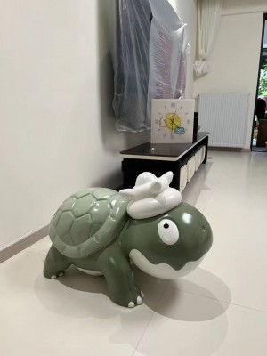 巨大石龟手办45厘米高GK客厅/室外庭院摆件