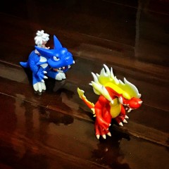 石器时代蓝暴和2代红人龙