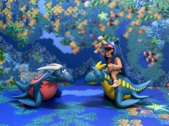 【私人定制】石器时代手办模型姆伊、海主人