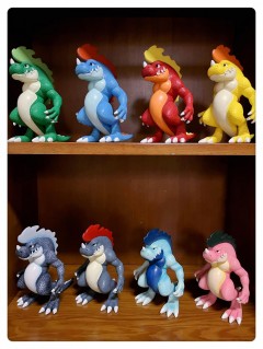 石器时代1代人龙手板模型