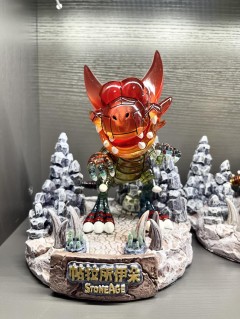 石器时代手板模型买家秀-机暴场景GK彩色渐变透明特别款