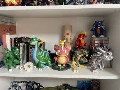 石器时代手板模买家秀，地马年绿雷龙鲁比红人龙机豹蓝暴