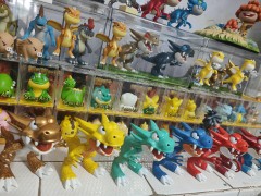 石器手办模型，石器时代周边收藏，7色暴龙模型